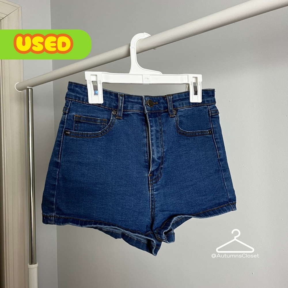 High-Waisted Jean Shorts
